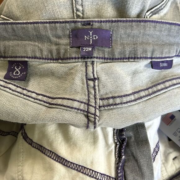 NYDJ womens plus size skinny jeans size 22W LIFT TUCK technology stretch - Picture 9 of 12